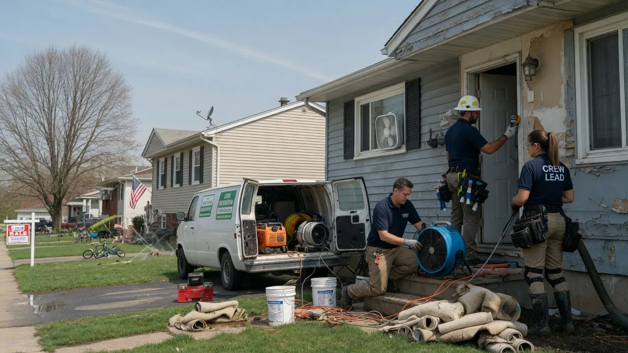 Flood Cleanup in South Holland, IL near me